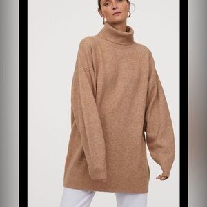 H&M Warm Brown Turtleneck Sweater